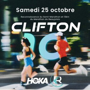 Reconnaissance Marathon du Beaujolais x Clifton 10 Hoka