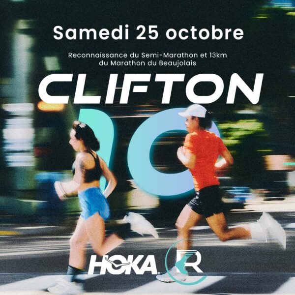Reconnaissance Marathon du Beaujolais x Clifton 10 Hoka